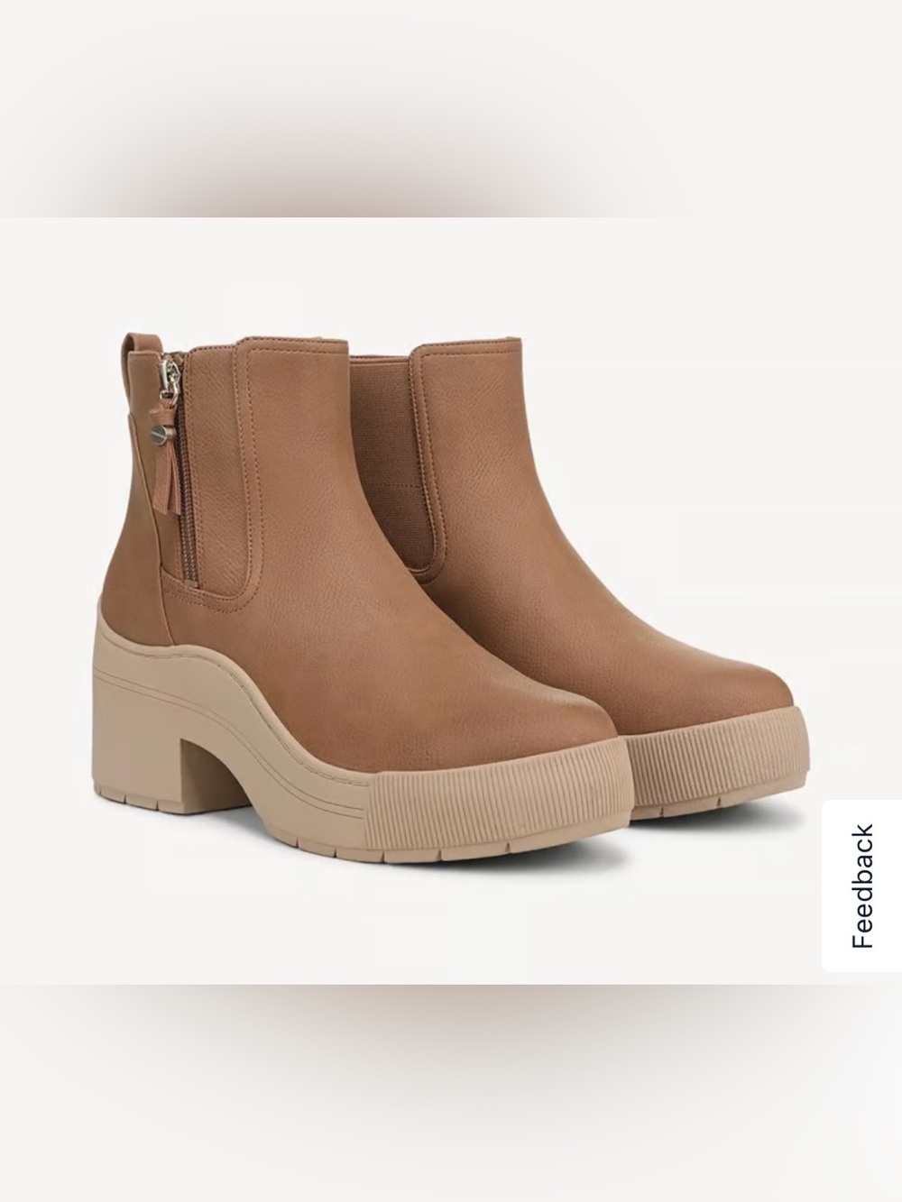 NIB Women's Time Off Up Zip Platform Boot- Dr. Scholl’s- size 11